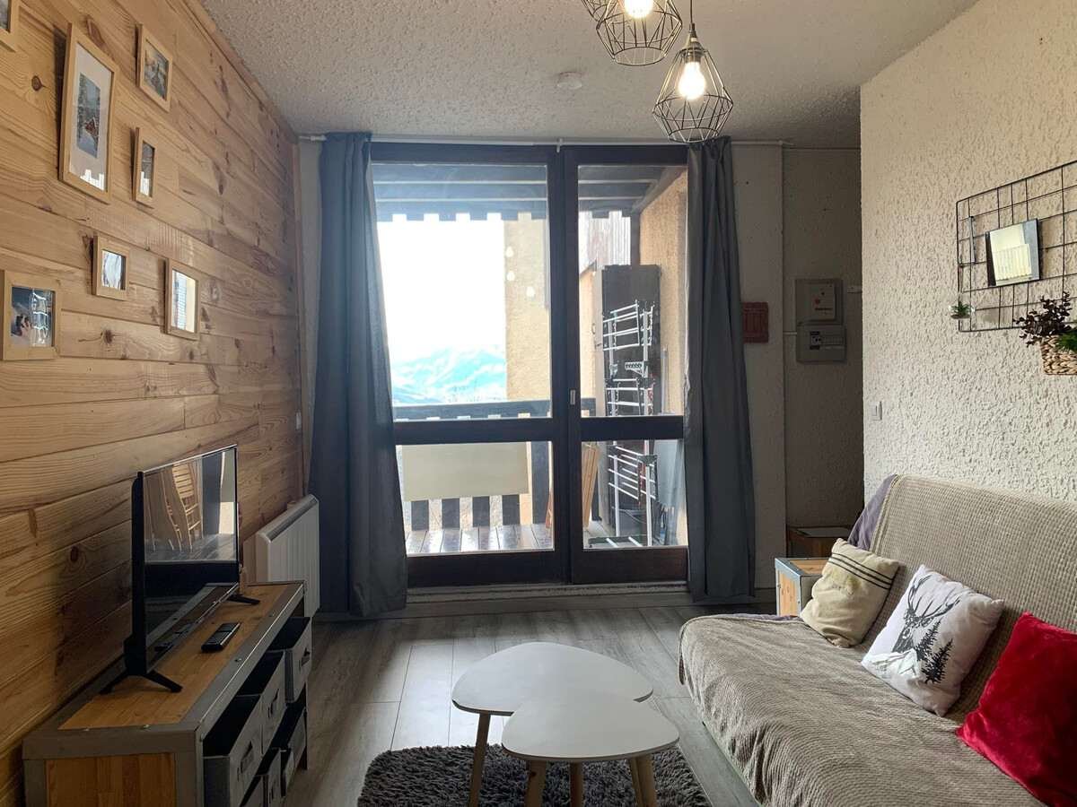 Studio rénové 26m² balcon à Pra-Loup, 100m du télésiège - Photo 14