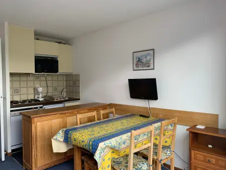 Studio 5 pers. avec balcon, vue vallée à Pra-Loup 1500 : photo 2
