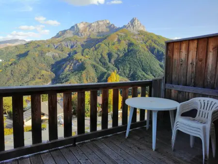 Studio 5 pers. avec balcon, vue vallée à Pra-Loup 1500 : photo 6