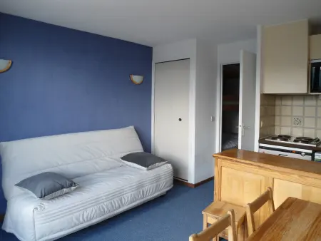 Studio 5 pers. avec balcon, vue vallée à Pra-Loup 1500 : photo 7