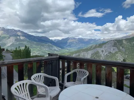 Studio 5 pers. avec balcon, vue vallée à Pra-Loup 1500 : photo 11