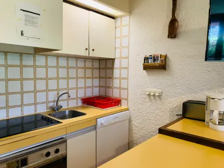 Studio 4 pers. Pra-Loup, balcon sud, parking : photo 2