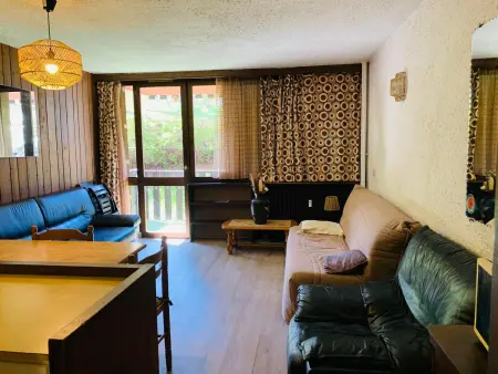 Studio 4 pers. Pra-Loup, balcon sud, parking : photo 5