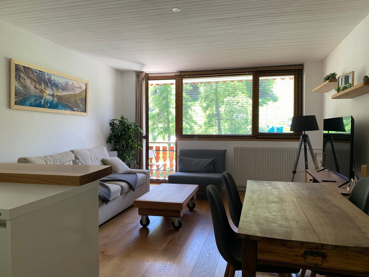 Studio 30m² face aux pistes à Pra-Loup, balcon Sud-Ouest - Photo 1