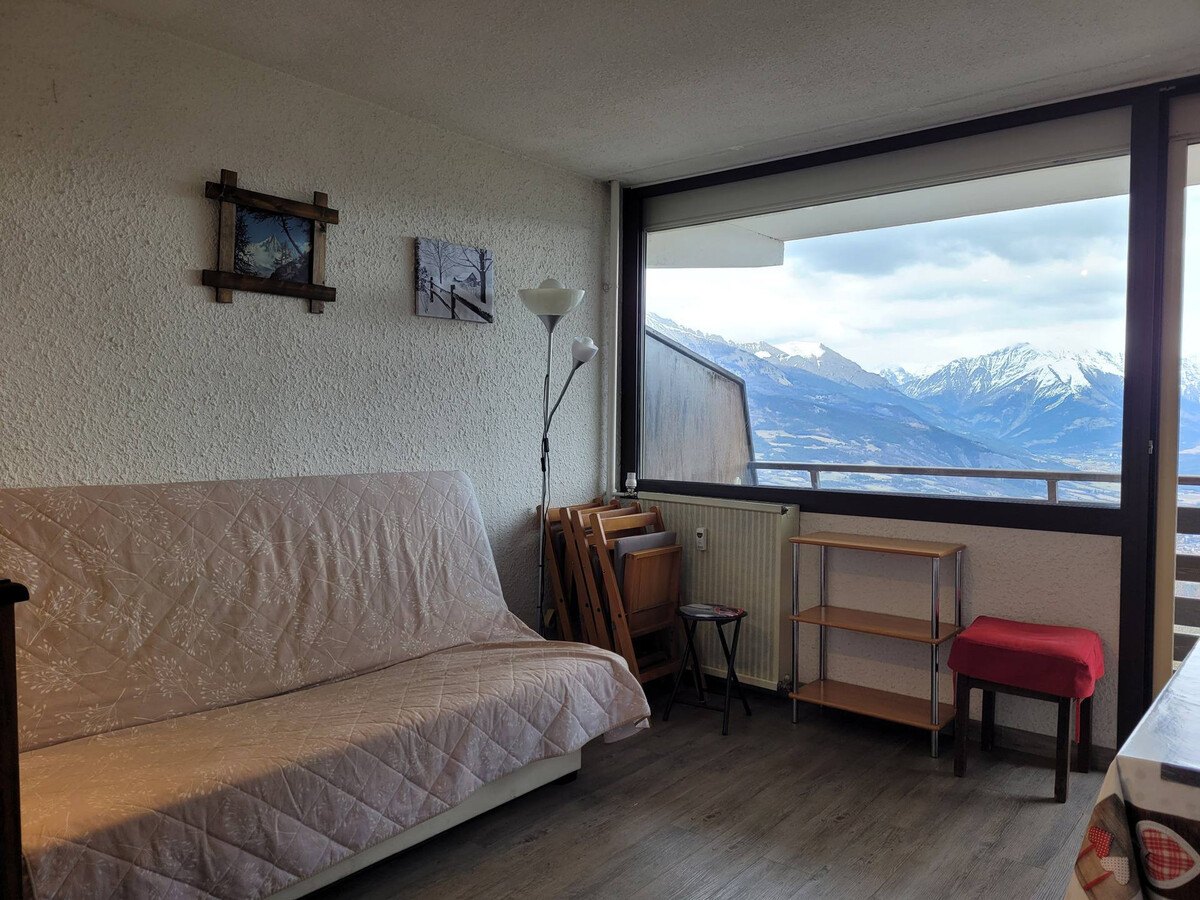 Studio 4 personnes Pra-Loup, balcon vue vallée - Photo 2