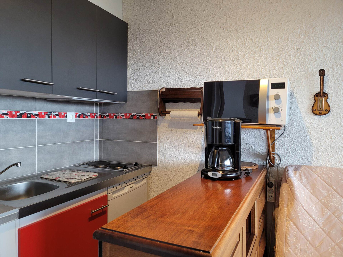 Studio 4 personnes Pra-Loup, balcon vue vallée - Photo 3