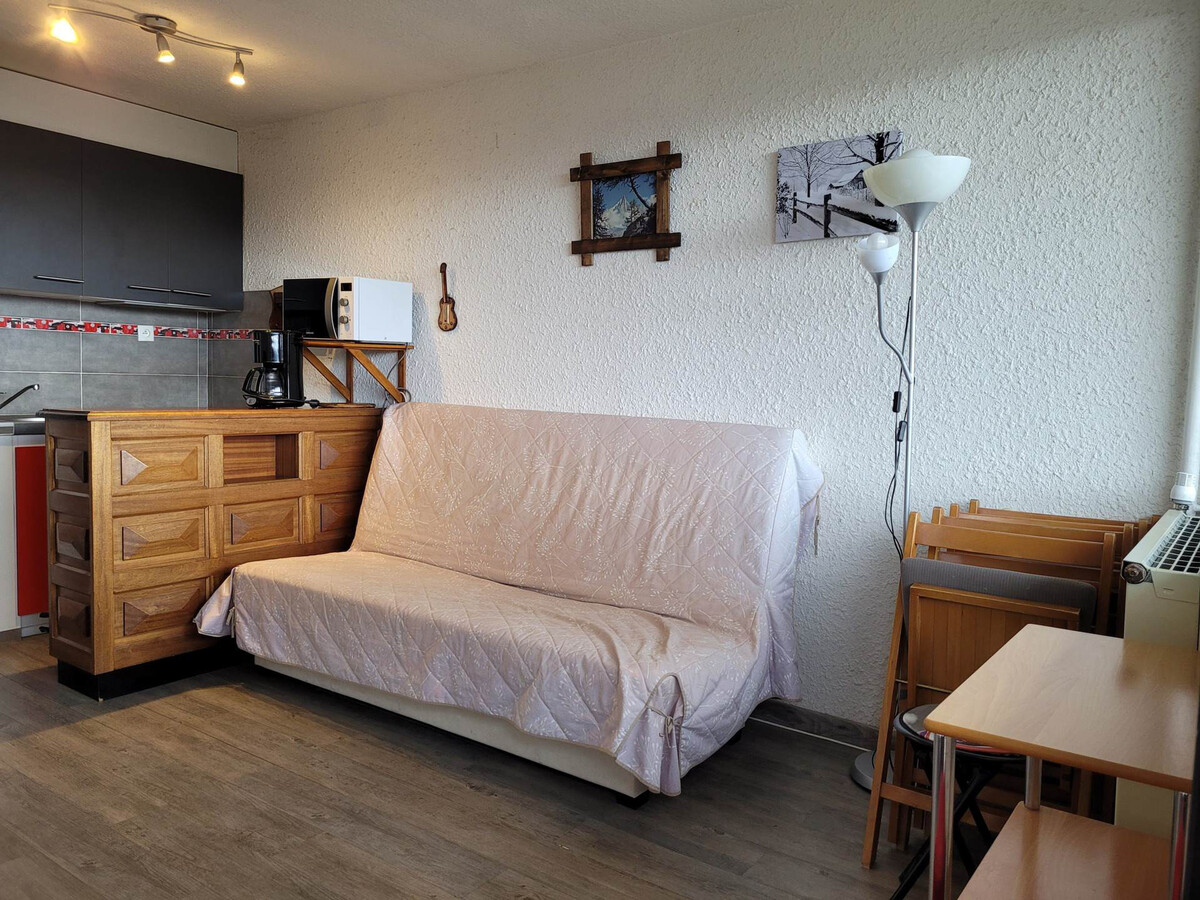 Studio 4 personnes Pra-Loup, balcon vue vallée - Photo 8