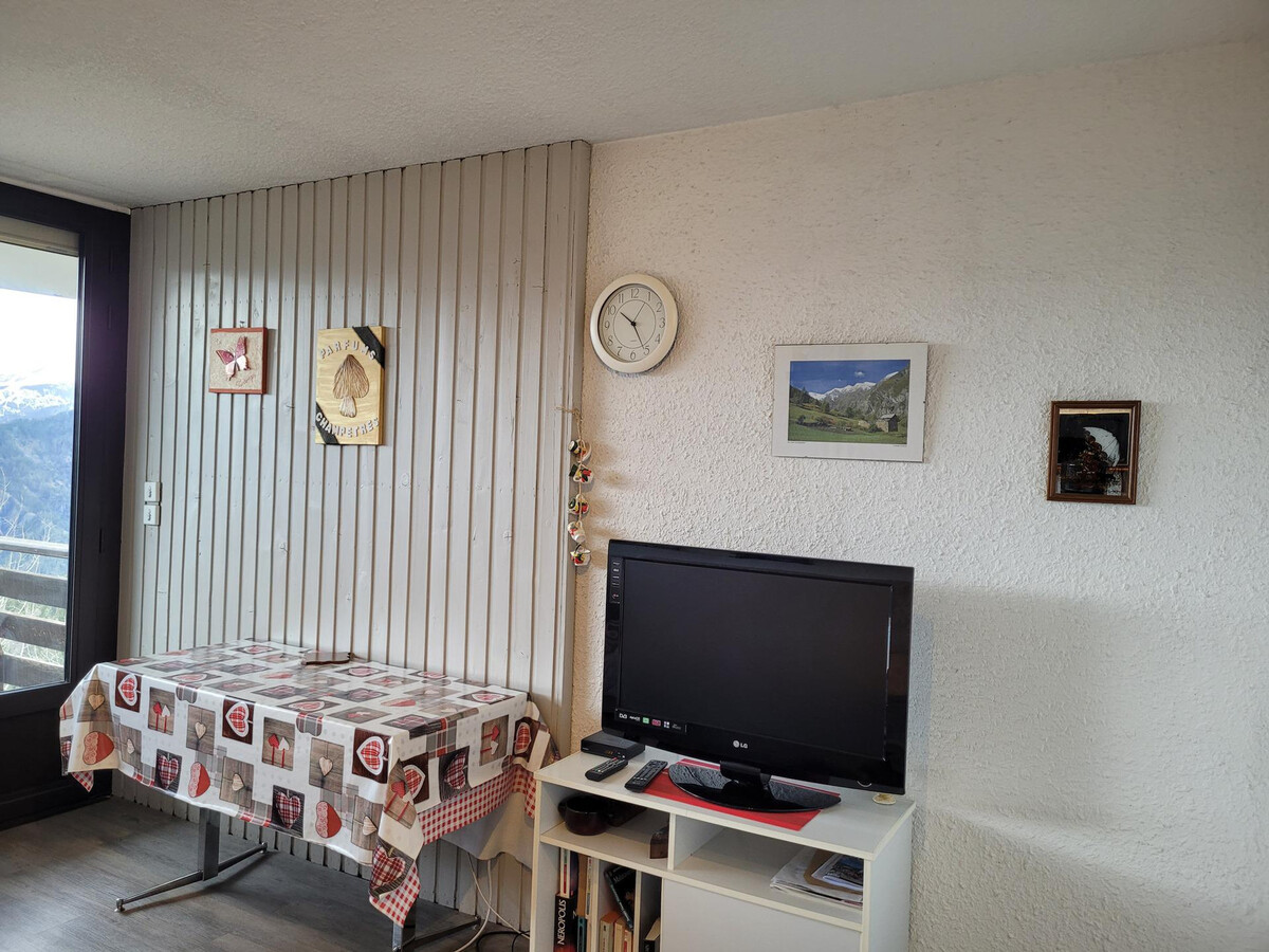 Studio 4 personnes Pra-Loup, balcon vue vallée - Photo 9