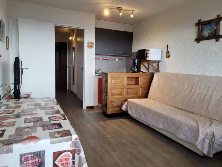 Location appartement à Pra Loup, Studio 4 personnes à Pra-Loup avec balcon