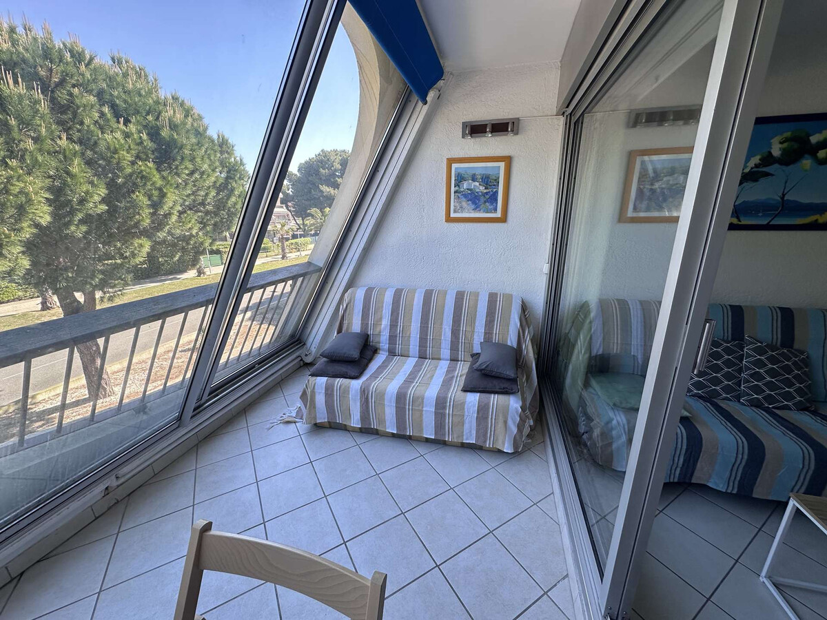 Studio vue mer avec terrasse 8m², piscine, parking - Photo 4