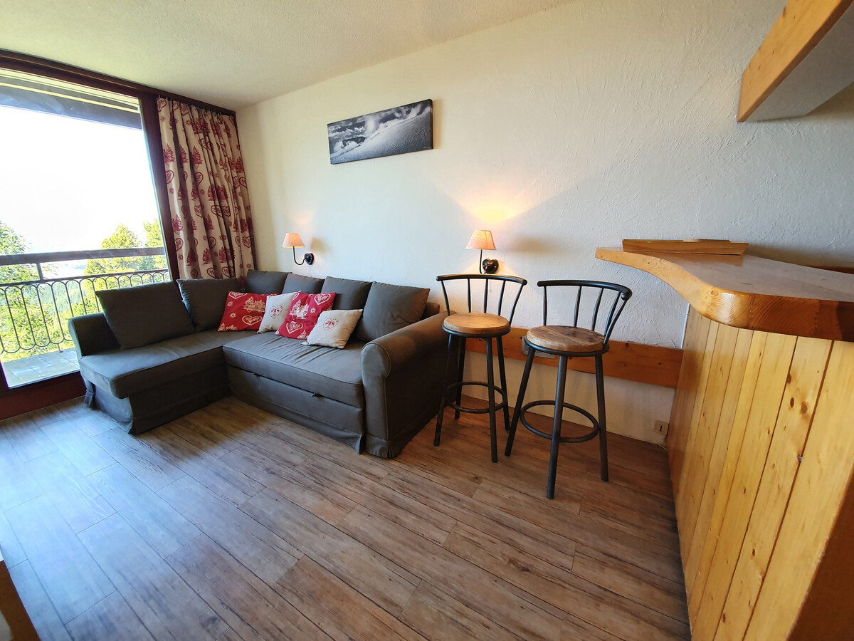 Studio cabine rénové 30m² aux Arcs 2000, balcon vue Mont Blanc - Photo 2