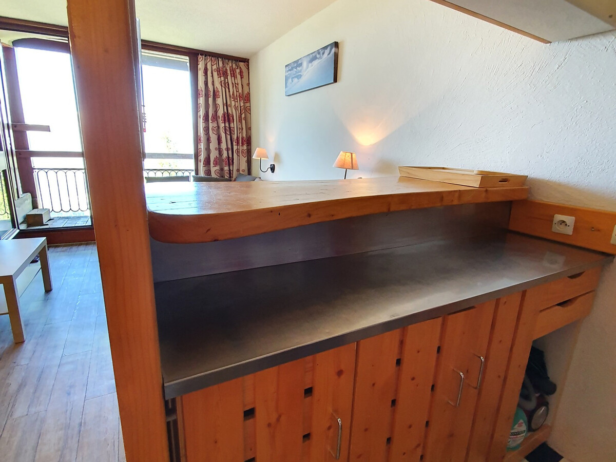 Studio cabine rénové 30m² aux Arcs 2000, balcon vue Mont Blanc - Photo 5