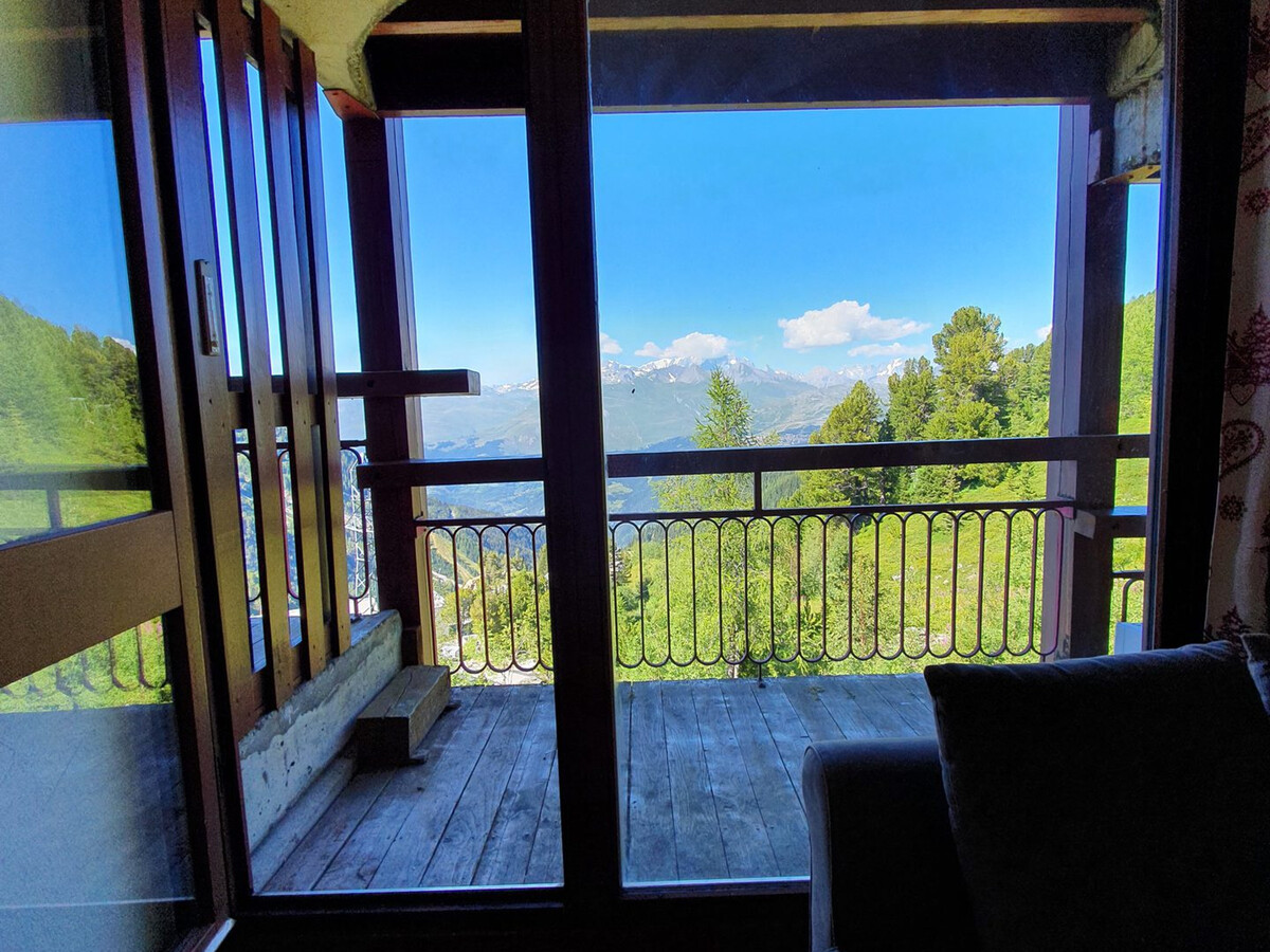 Studio cabine rénové 30m² aux Arcs 2000, balcon vue Mont Blanc - Photo 9