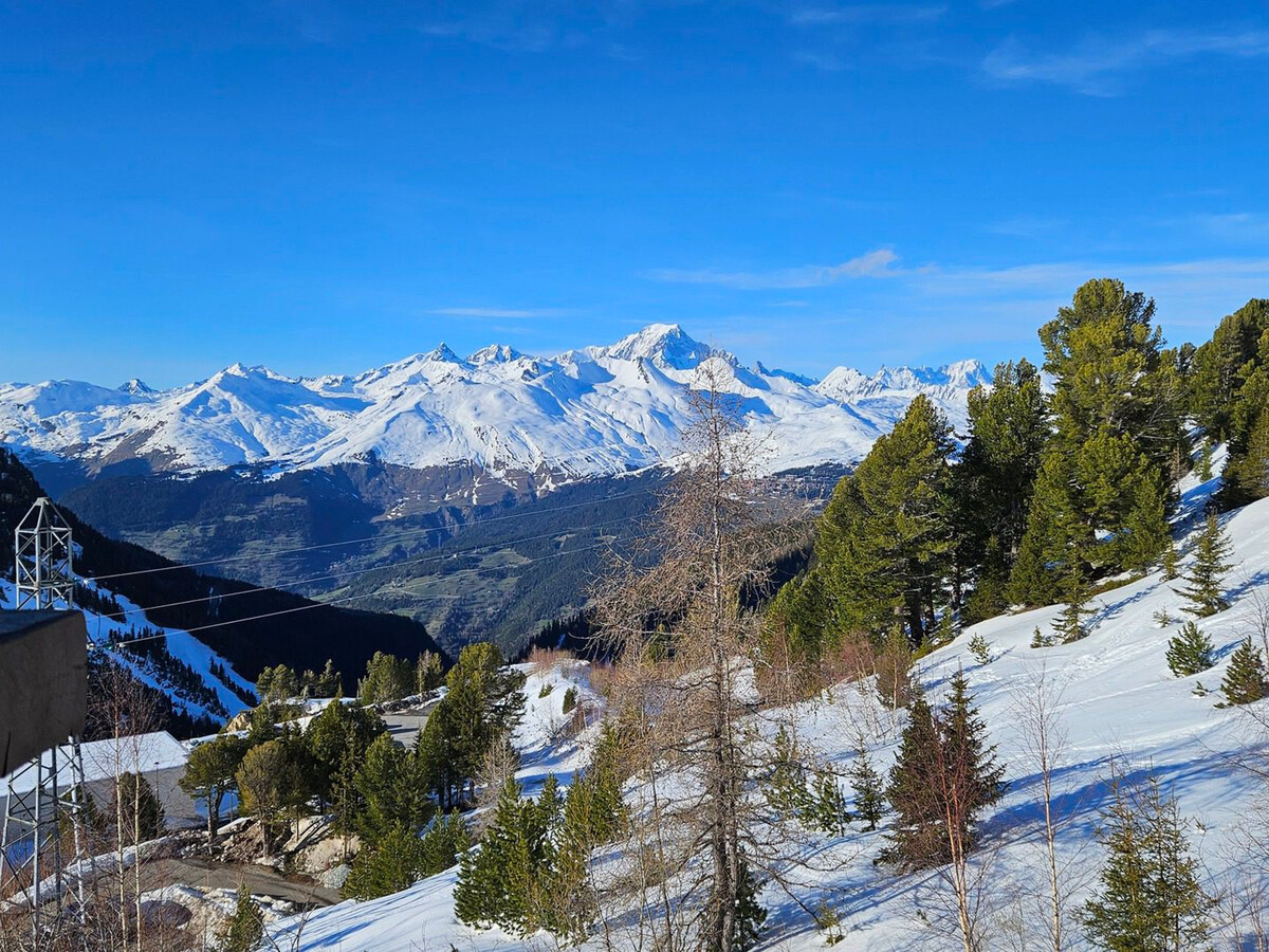 Studio cabine rénové 30m² aux Arcs 2000, balcon vue Mont Blanc - Photo 11