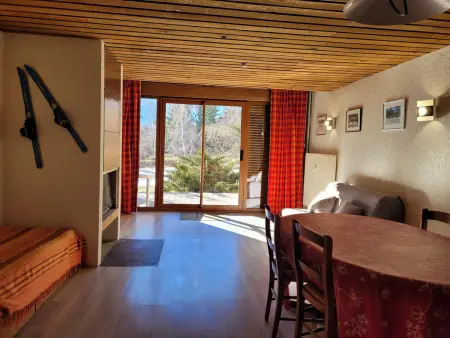 Appartement 2 pièces Pra-Loup, terrasse sud, accès direct pistes : photo 2
