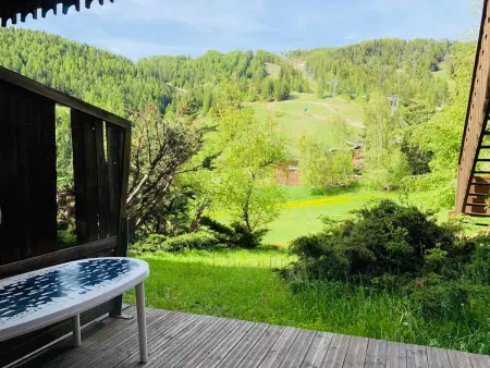 Appartement 2 pièces Pra-Loup, terrasse sud, accès direct pistes : photo 6