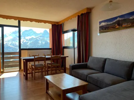 Appartement 6 pers, balcon vue montagne, 100m des pistes : photo 9