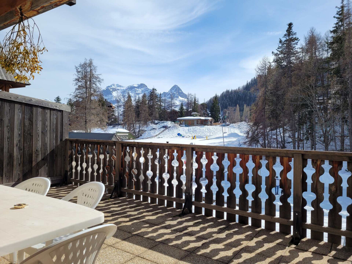 Appartement 6 pers Pra-Loup, terrasse sud vue pistes - Photo 5