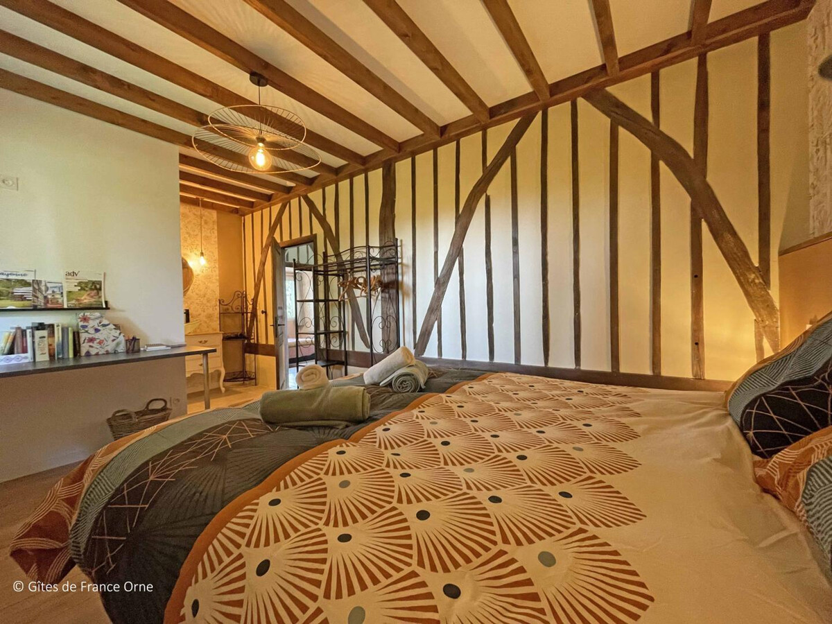 Gîte en pierre plain pied, jardin 800 m² à Mantilly - Photo 12