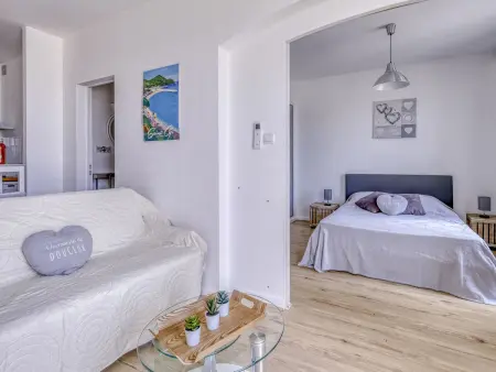 Appartement rénové avec terrasse vue mer, La Madrague : photo 4