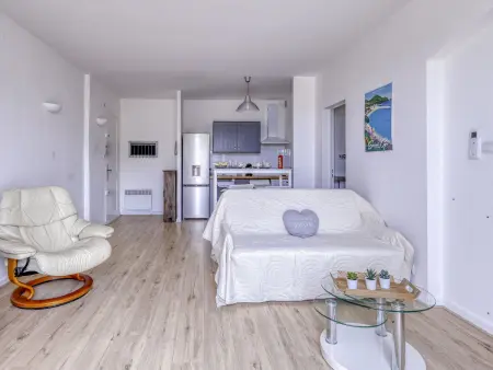 Appartement rénové avec terrasse vue mer, La Madrague : photo 5