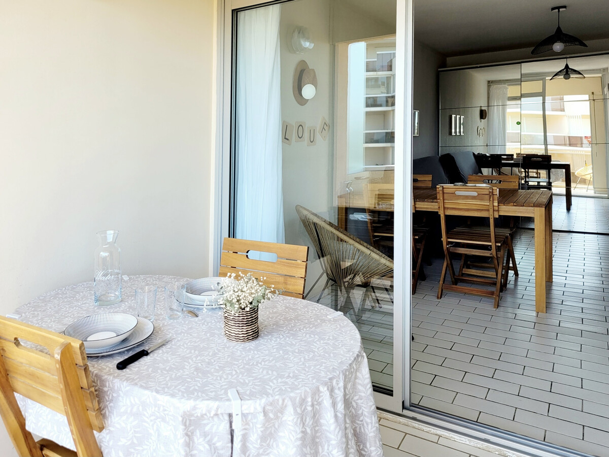 Studio 28m² vue mer à Canet-en-Roussillon, 4 pers - Photo 3