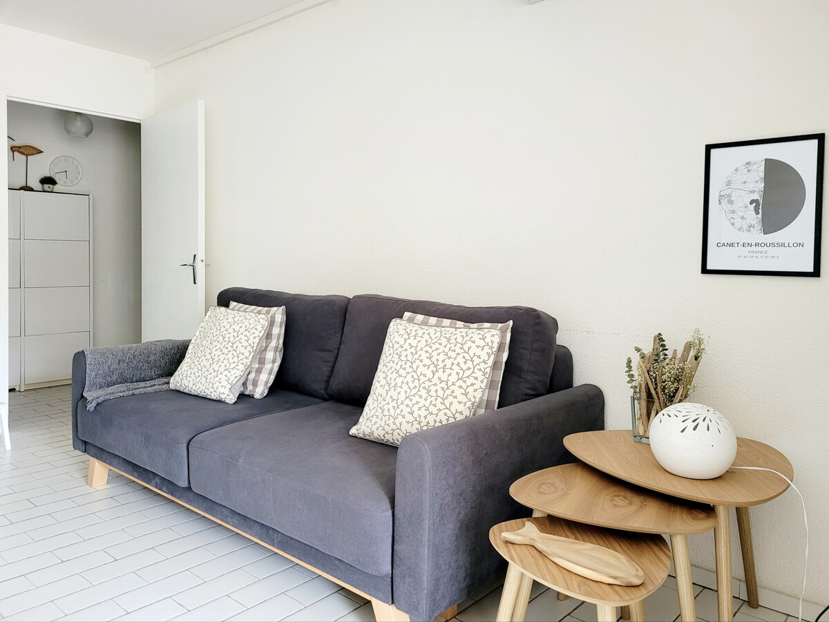 Studio 28m² vue mer à Canet-en-Roussillon, 4 pers - Photo 5