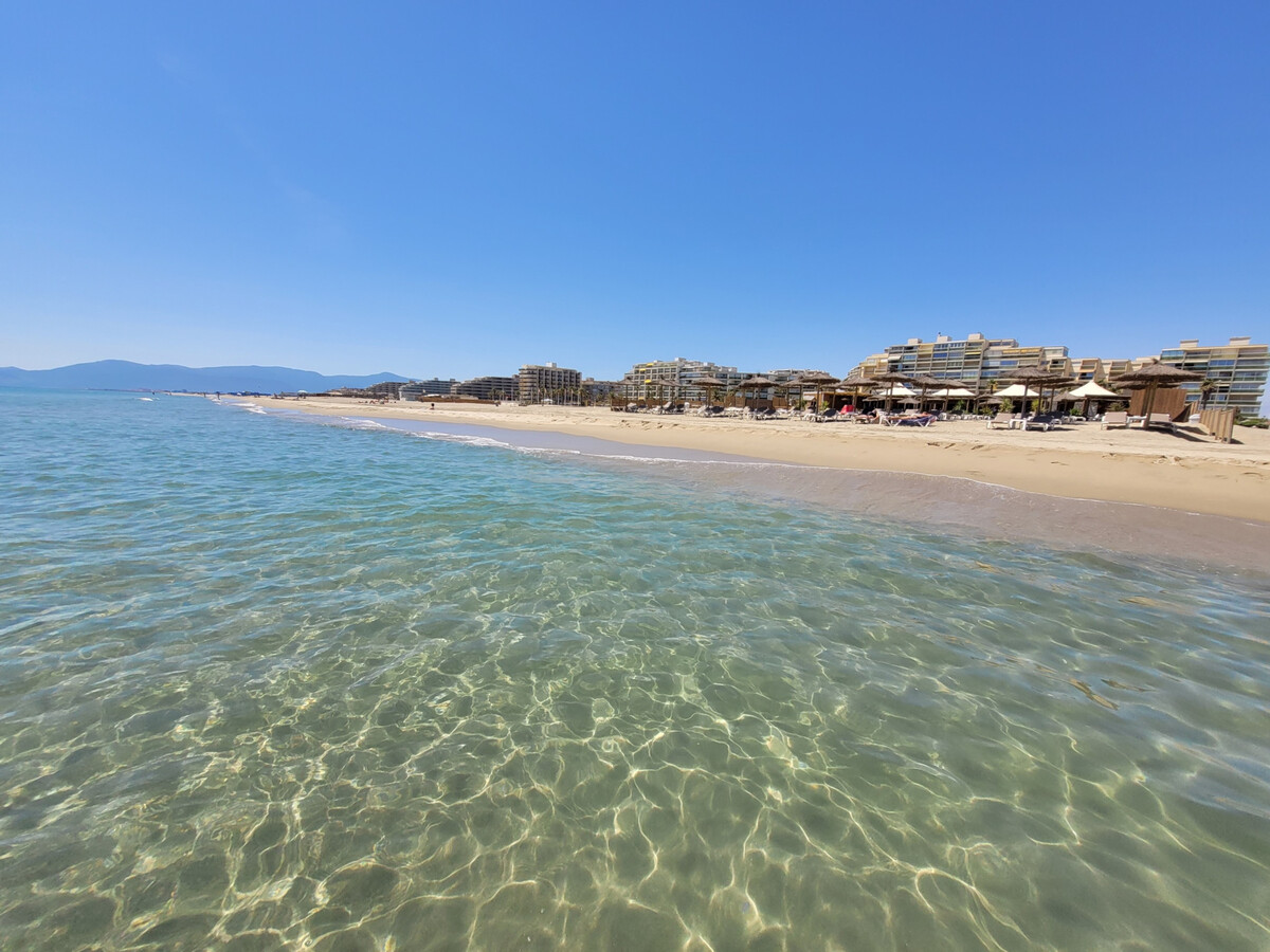 T2 cabine 46m² vue mer, piscine et parking à Canet - Photo 16