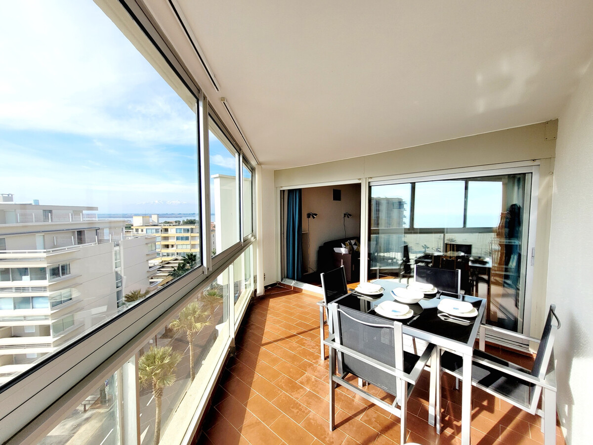 T2 Alcôve Canet-en-Roussillon, loggia vue mer - Photo 4