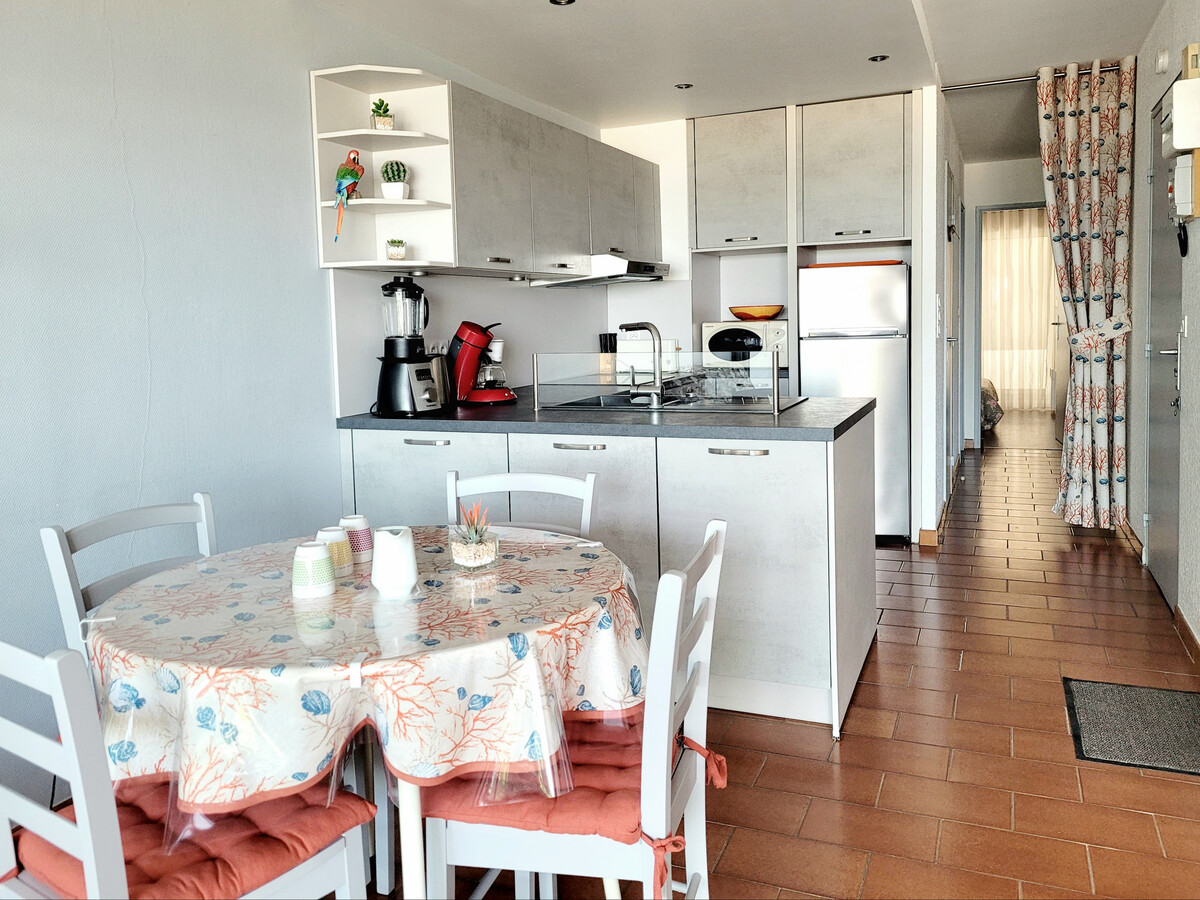 T2 traversant 41m² vue mer et Canigou - Plage à pied - Photo 7