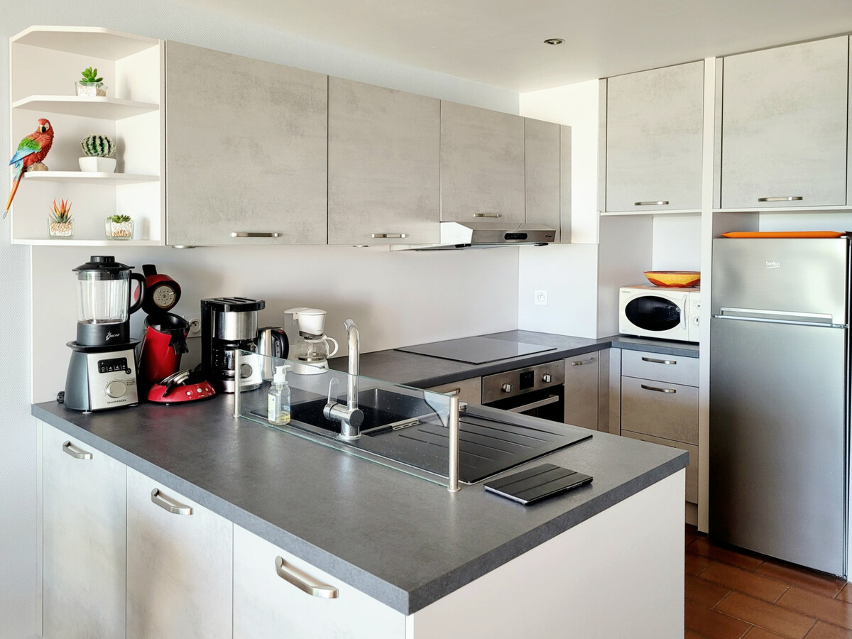 T2 traversant 41m² vue mer et Canigou - Plage à pied - Photo 11