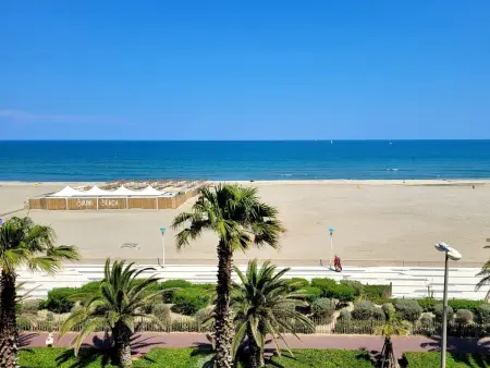 Location appartement à Canet en Roussillon, Canet-en-Roussillon - 4 pers - T2 - Clim - Loggia vue mer - Parking