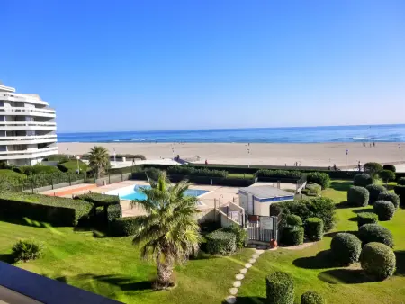 T3 Canet-en-Roussillon, accès plage directe & piscine : photo 2