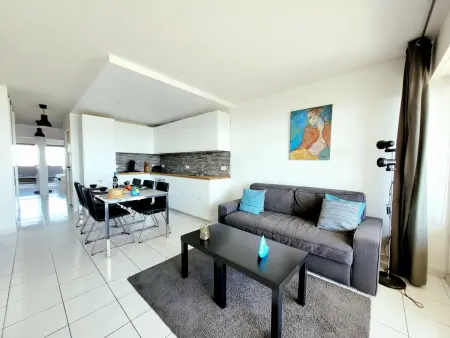 T3 Canet-en-Roussillon, accès plage directe & piscine : photo 5