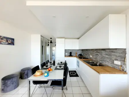 T3 Canet-en-Roussillon, accès plage directe & piscine : photo 6