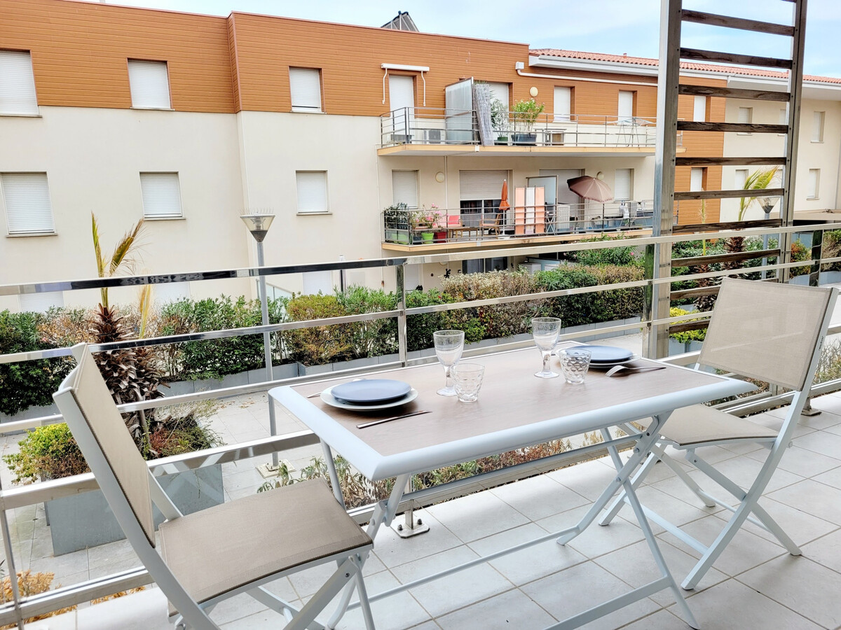 T2 moderne 42m² avec piscine et garage à Canet - Photo 1