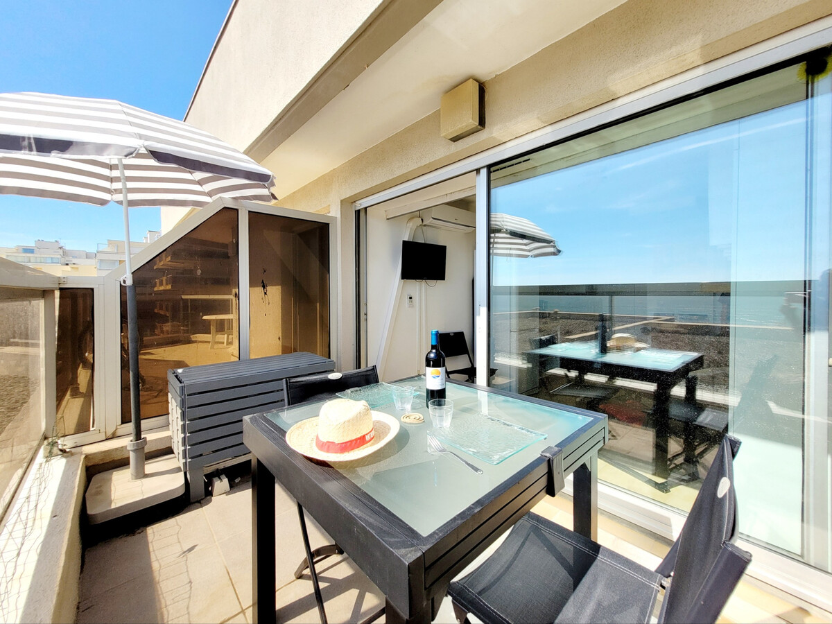 Studio 20m² vue mer avec terrasse à Canet-en-Roussillon - Photo 1