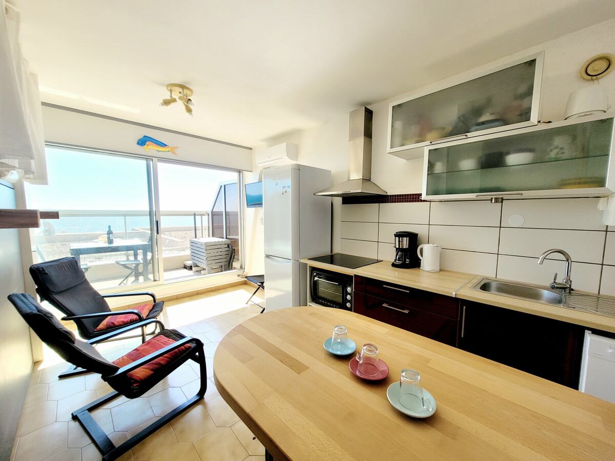 Studio 20m² vue mer avec terrasse à Canet-en-Roussillon - Photo 4