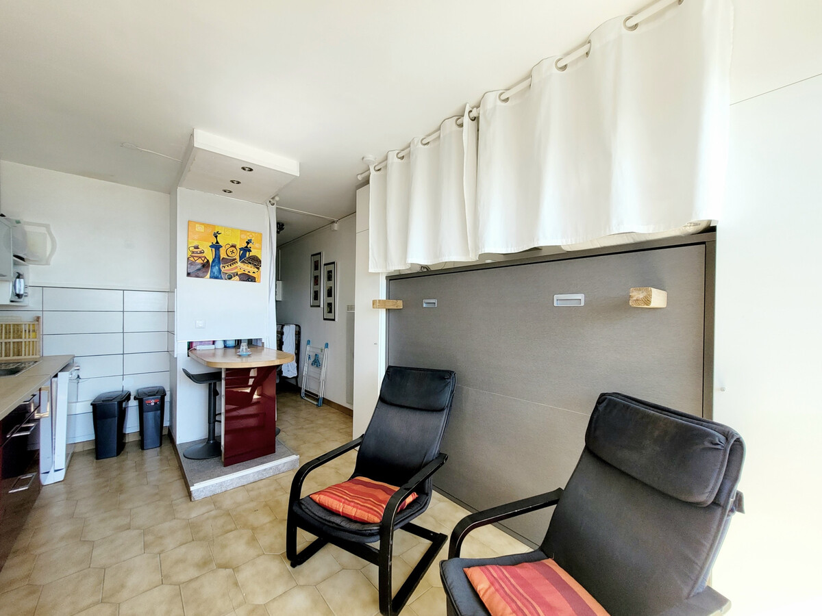 Studio 20m² vue mer avec terrasse à Canet-en-Roussillon - Photo 5
