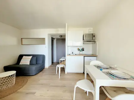 T2 moderne Canet-en-Roussillon, terrasse vue mer : photo 5
