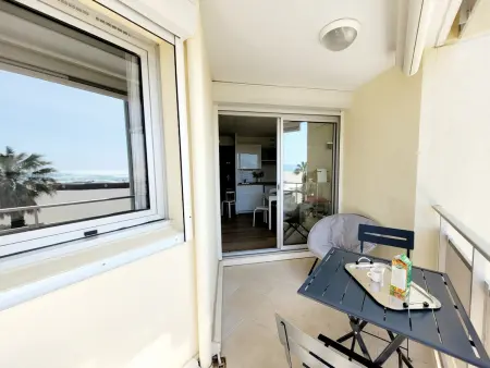 T2 moderne Canet-en-Roussillon, terrasse vue mer : photo 11