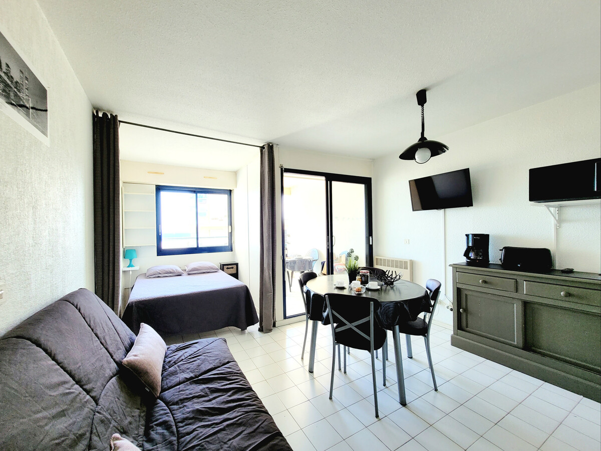 Studio alcôve 26m² avec terrasse mer à Canet-en-Roussillon - Photo 4