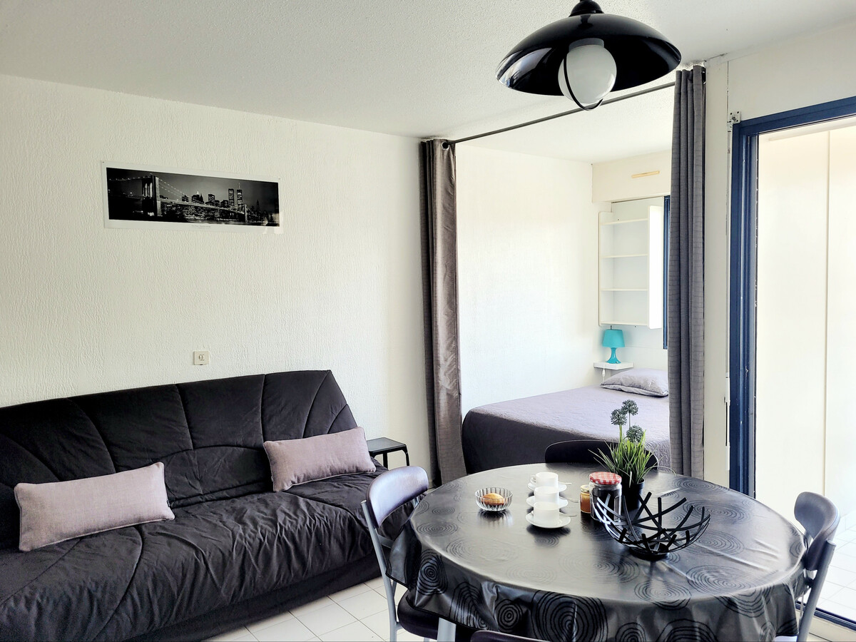 Studio alcôve 26m² avec terrasse mer à Canet-en-Roussillon - Photo 6