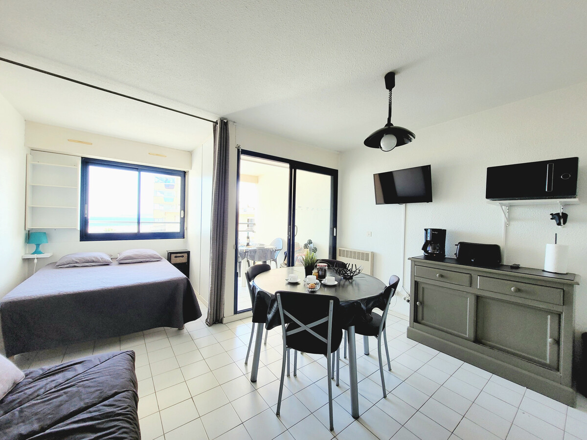 Studio alcôve 26m² avec terrasse mer à Canet-en-Roussillon - Photo 7