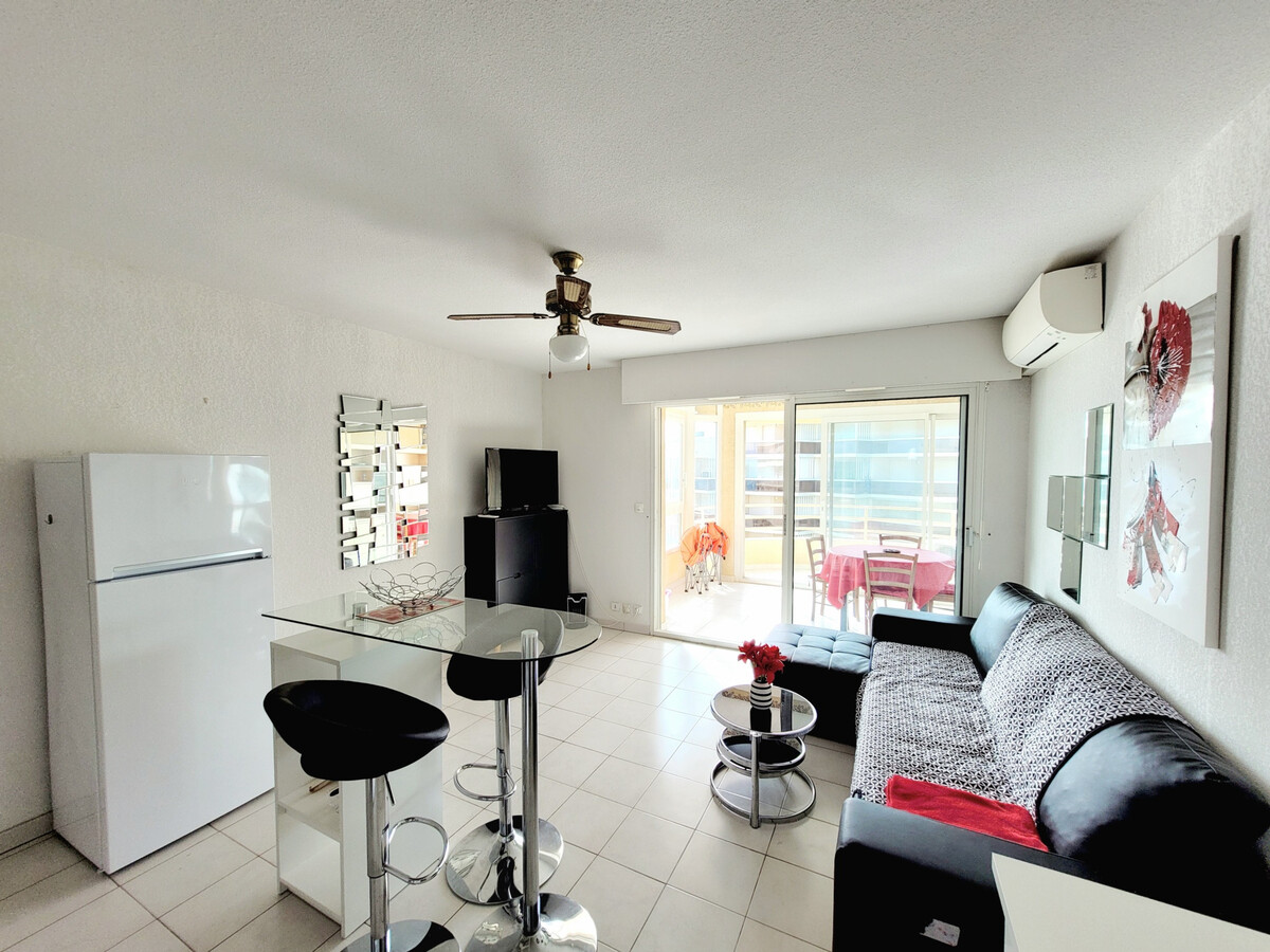 T3 45m² vue mer, loggia 15m² à Canet-en-Roussillon - Photo 8