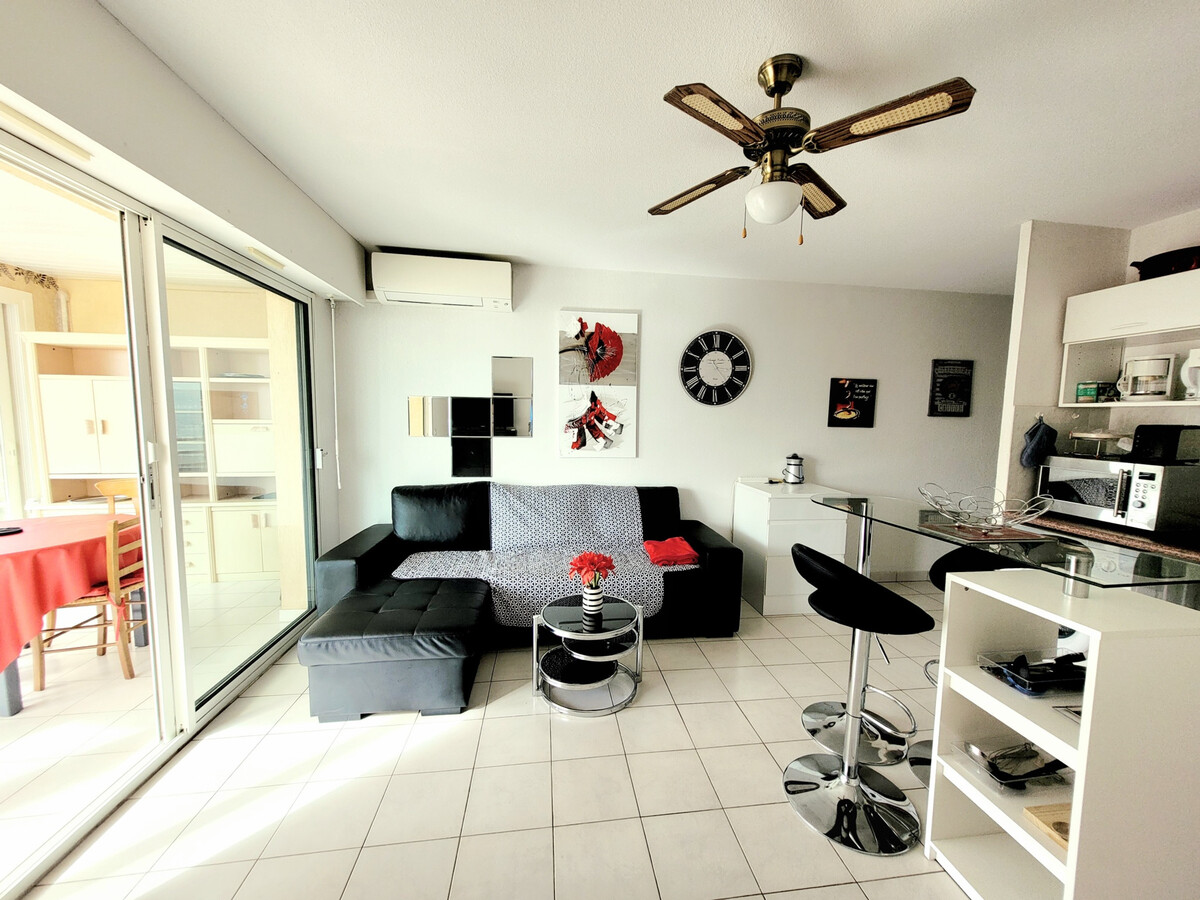 T3 45m² vue mer, loggia 15m² à Canet-en-Roussillon - Photo 9