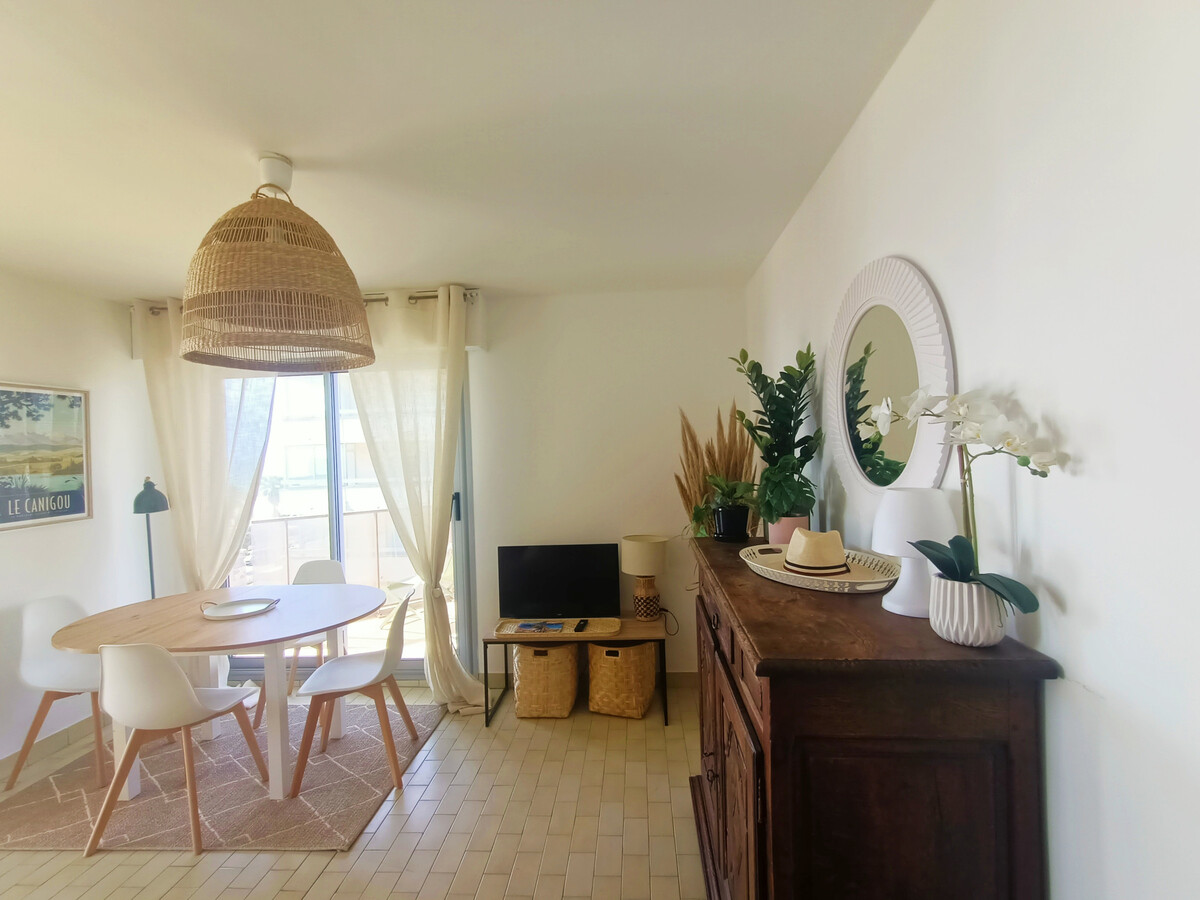 T3 54m² Canet-en-Roussillon, terrasse vue mer et Canigou - Photo 6