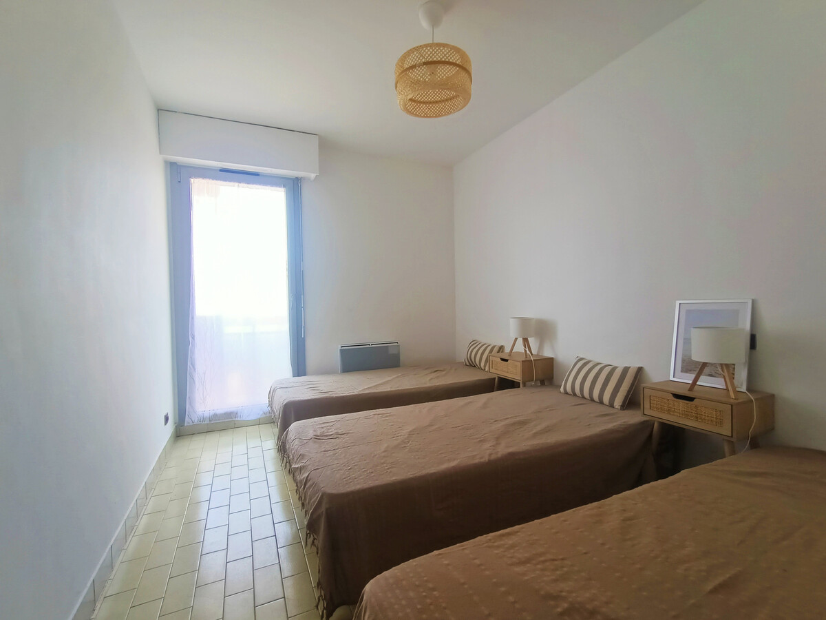 T3 54m² Canet-en-Roussillon, terrasse vue mer et Canigou - Photo 9