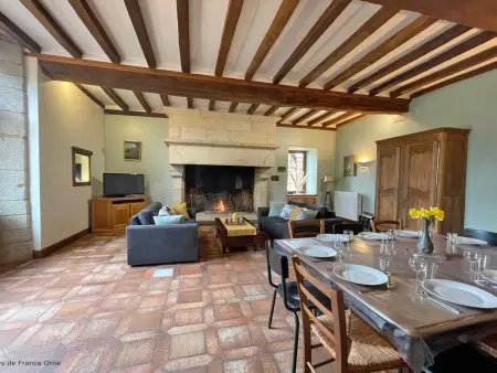 Manoir du XVème siècle avec jardin privé, cheminée et animaux acceptés - Photo 4