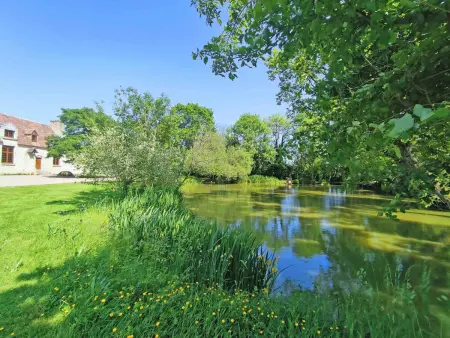 Manoir du XVème siècle avec jardin privé, cheminée et animaux acceptés - Photo 34